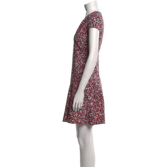 Tory Burch Calico Fit & Flare Floral Ponte Dress XS NWOT - Picture 4 of 9